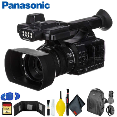 Panasonic AG-AC30 Full HD Camcorder with Touch Panel LCD Screen & Built-in LED Light - Deluxe Bundle